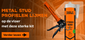 Metal stud lijmen vloer
