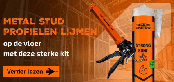 Metal stud lijmen vloer