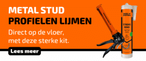 Metal stud lijmen vloer