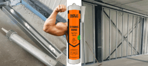 Metal stud lijmen vloer