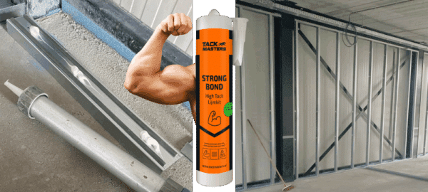 Metal stud lijmen vloer