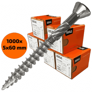 Terrasschroeven 5x60 1000 stuks