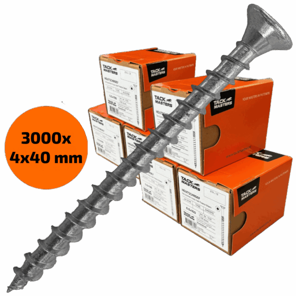 Pozidriv schroeven 4x40 3000 stuks
