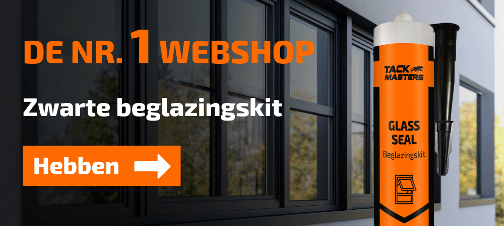 Zwarte beglazingskit kopen