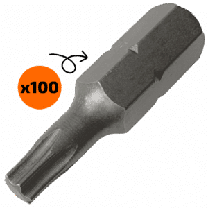 Torx 20 bits 100 stuks