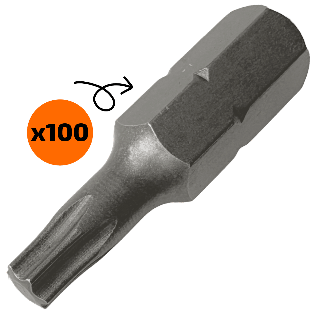 Torx 20 bits 100 stuks